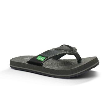 Sanuk Root Beer Cozy Kids' Sandals Black | Canada 311FDN